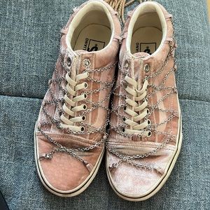 Sandy Liang Velvet Vans